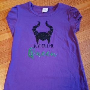 Girls Disney Inspired Maleficent Queen Shirt 7